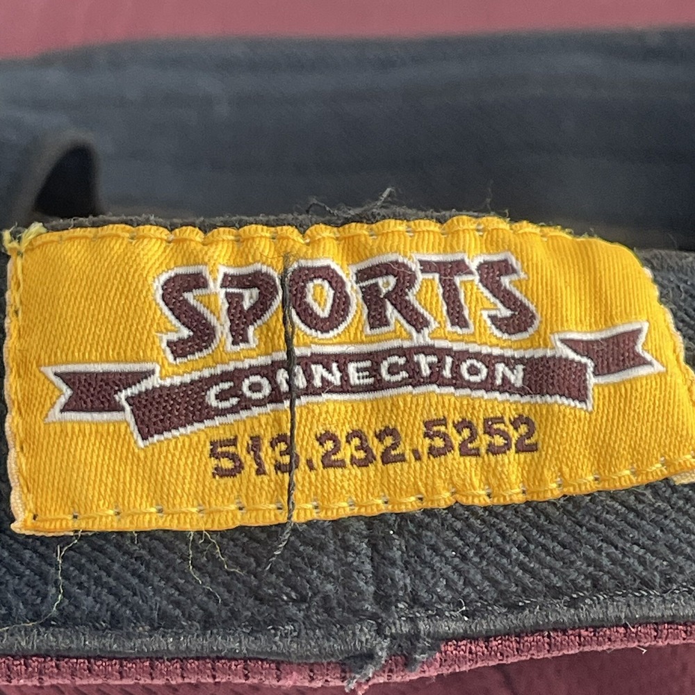Spartans Maroon "T"TURPIN Baseball Cap Embroidered Yellow Hat Sports CONNECTION - Picture 5 of 5